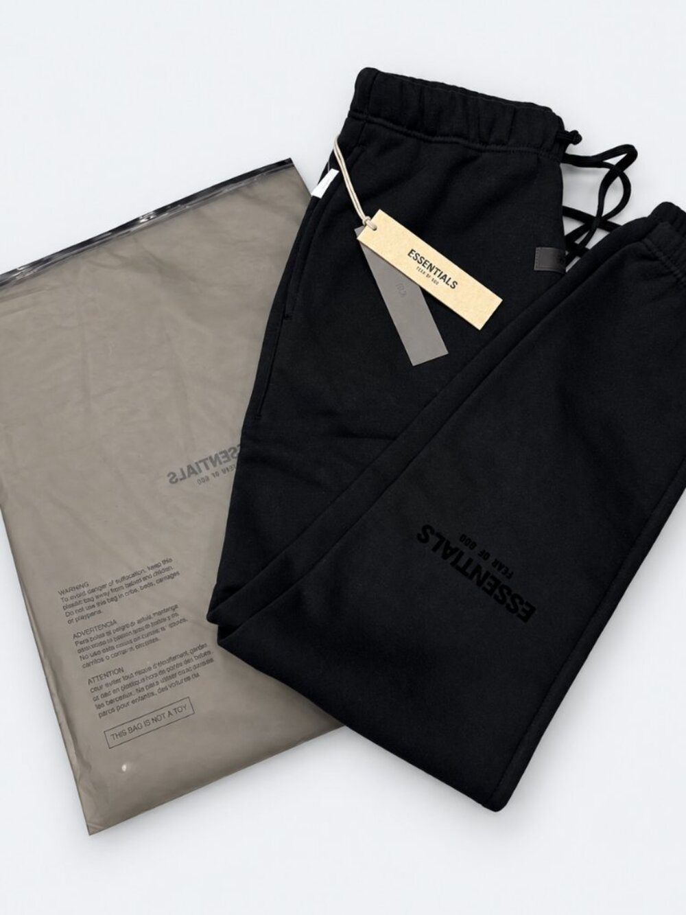 Essentials Black Men’s Jogger Sweatpants
